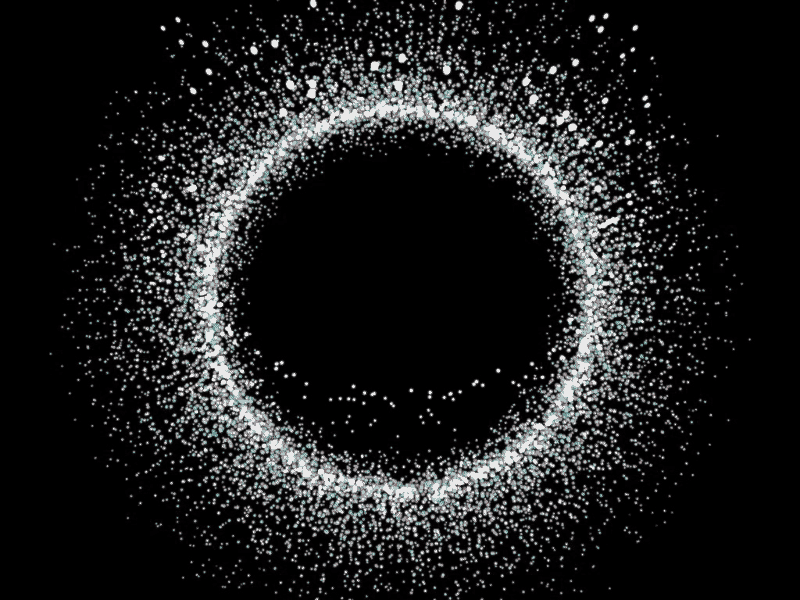 Spinning Black Hole Animation